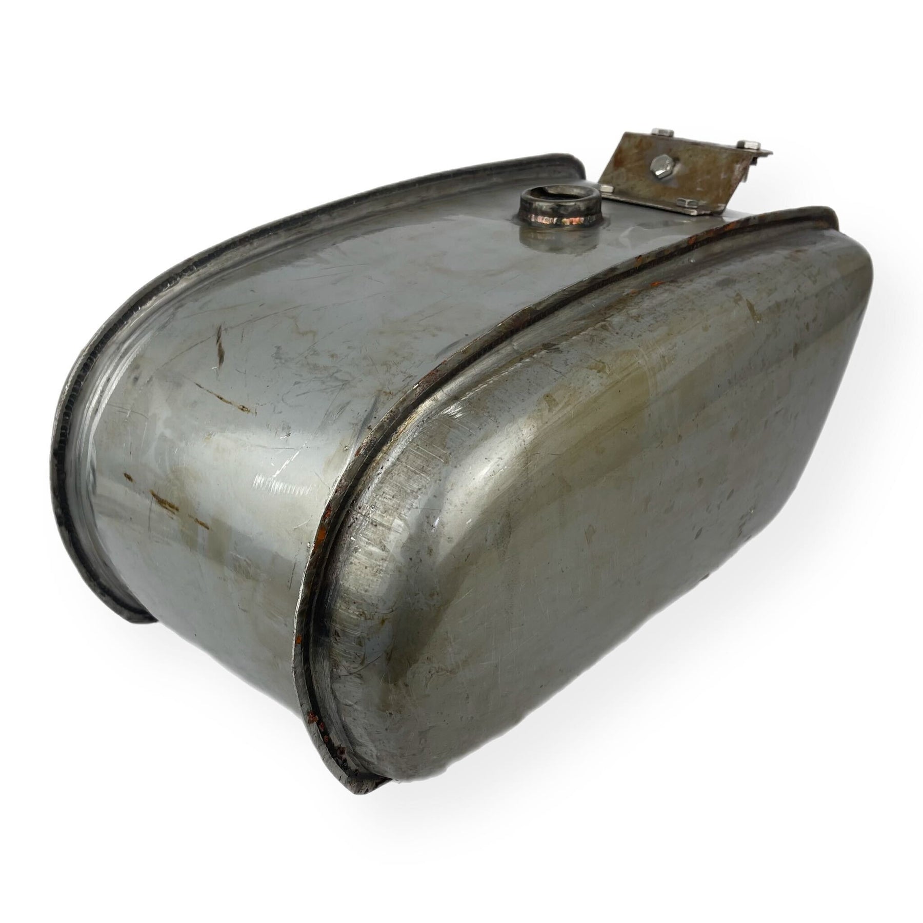 Lambretta Series 1 2 3 Li GP SX TV 17L Long Range Petrol Tank - Bare Metal