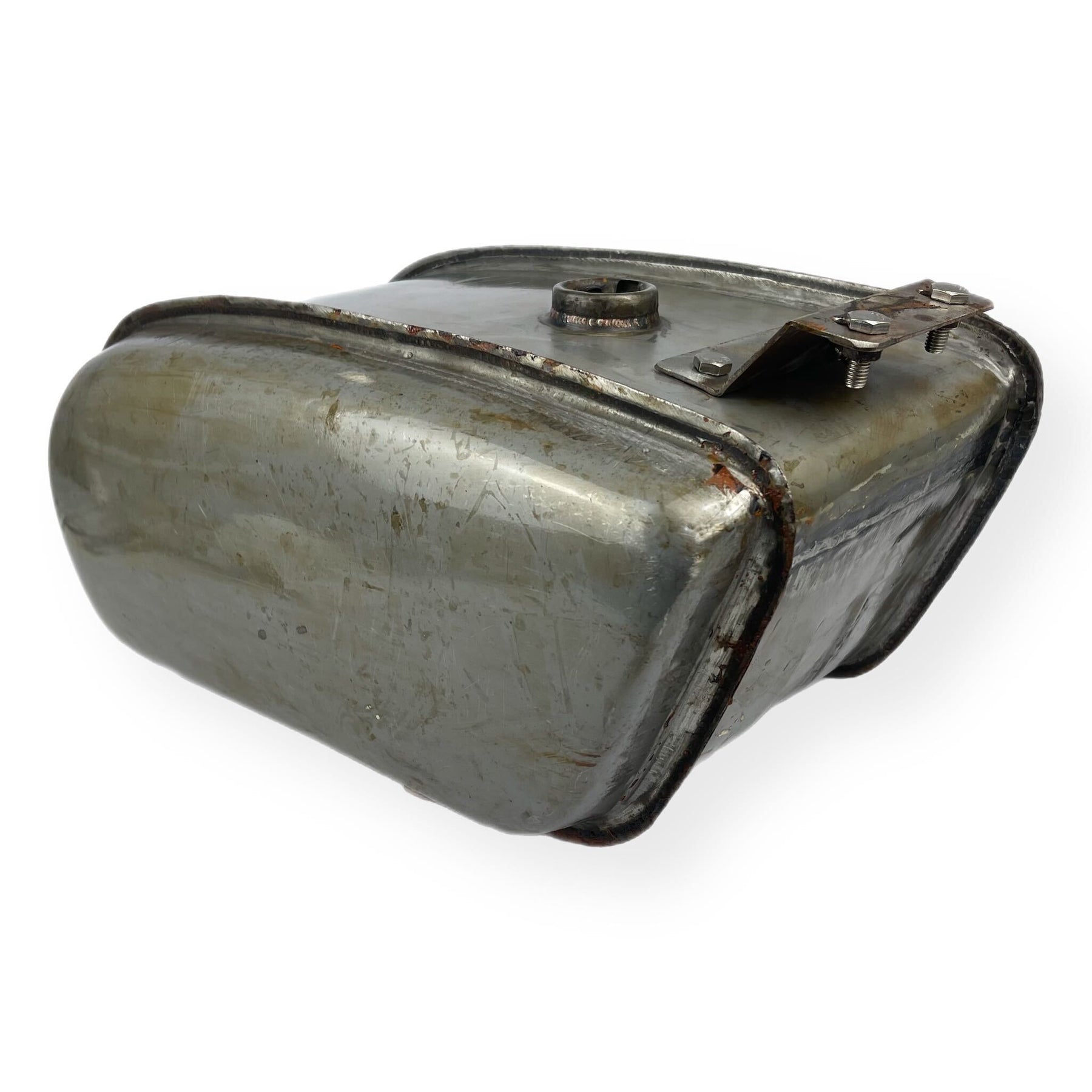 Lambretta Series 1 2 3 Li GP SX TV 17L Long Range Petrol Tank - Bare Metal