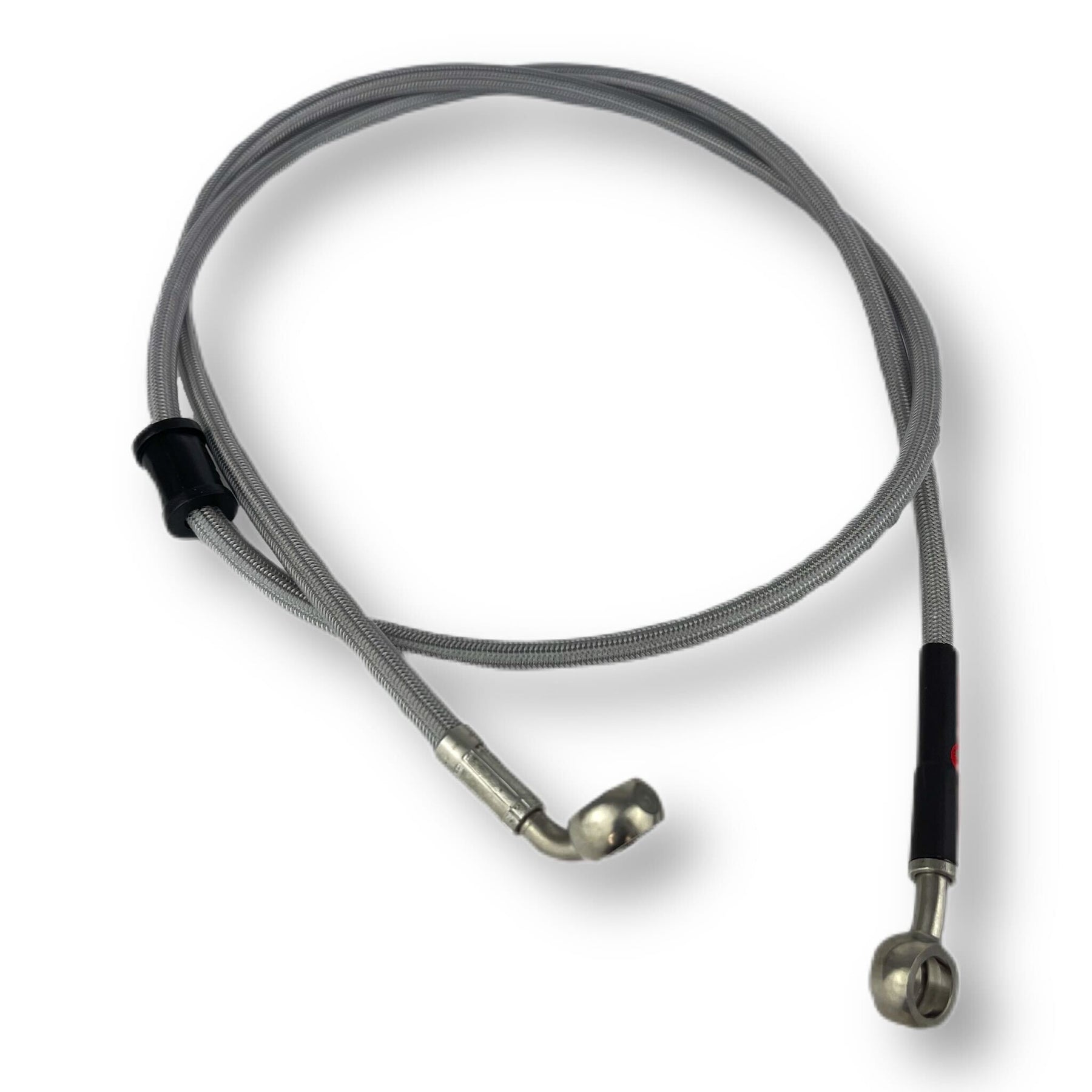 Lambretta Series 1 2 3 Li GP SX TV HEL Stainless Outboard Front Disc Brake Hydraulic Hose - Clear