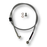 Lambretta Series 1 2 3 Li GP SX TV HEL Stainless Outboard Front Disc Brake Hydraulic Hose - Clear