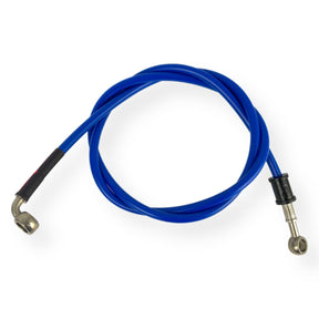 Lambretta Series 1 2 3 Li GP SX TV HEL Stainless Outboard Front Disc Brake Hydraulic Hose - Blue