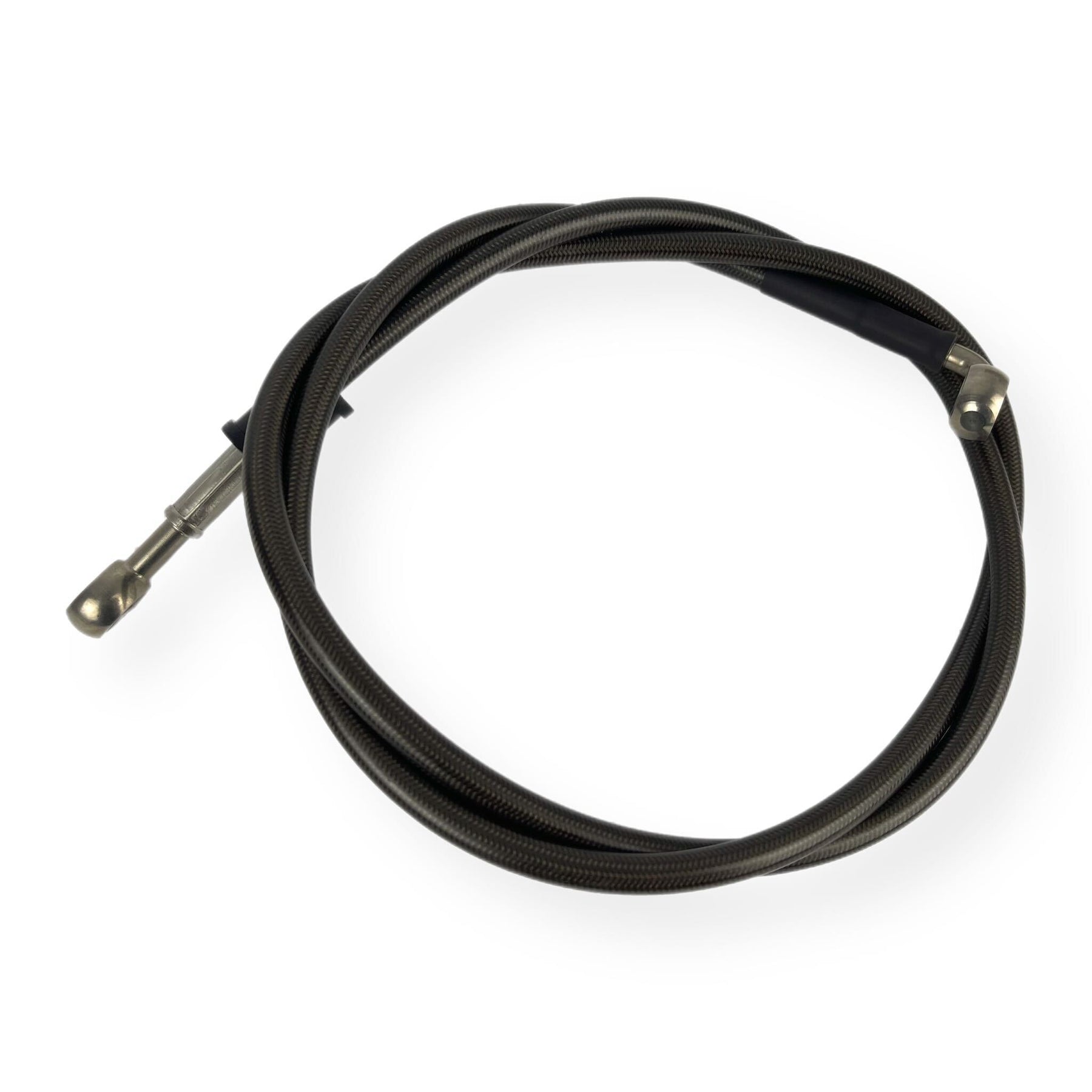 Lambretta Series 1 2 3 Li GP SX TV HEL Stainless Outboard Front Disc Brake Hydraulic Hose - Carbon