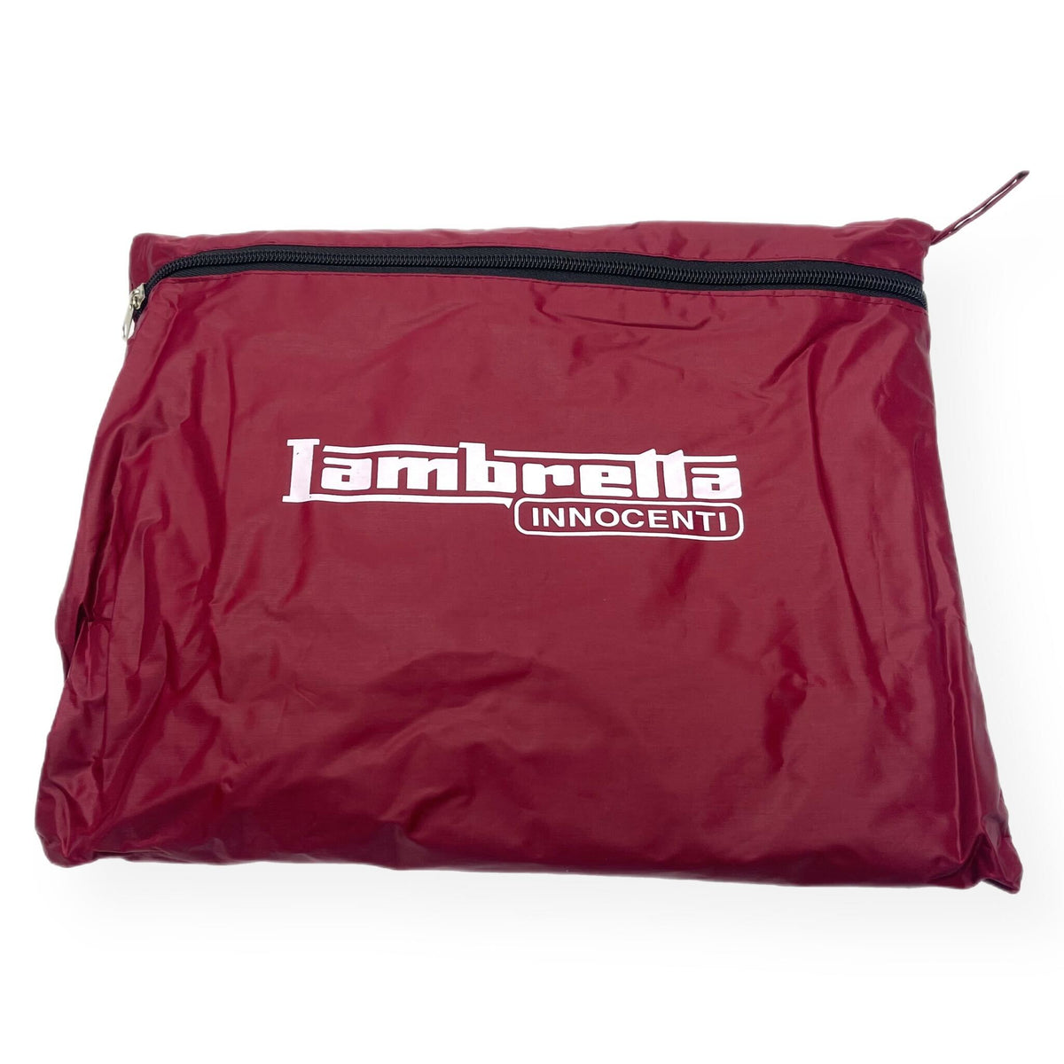 Lambretta Series 1 2 3 Li GP SX TV Scooter Cover - Dark Red with Lambretta Logo