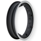 Lambretta Series 1 2 3 Li GP SX TV SIP Tubeless Wheel Rim 10" - Black with Polished Edge
