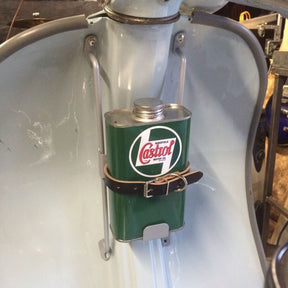 Lambretta Series 1 2 Li TV Oil Can Holder with Castrol Can