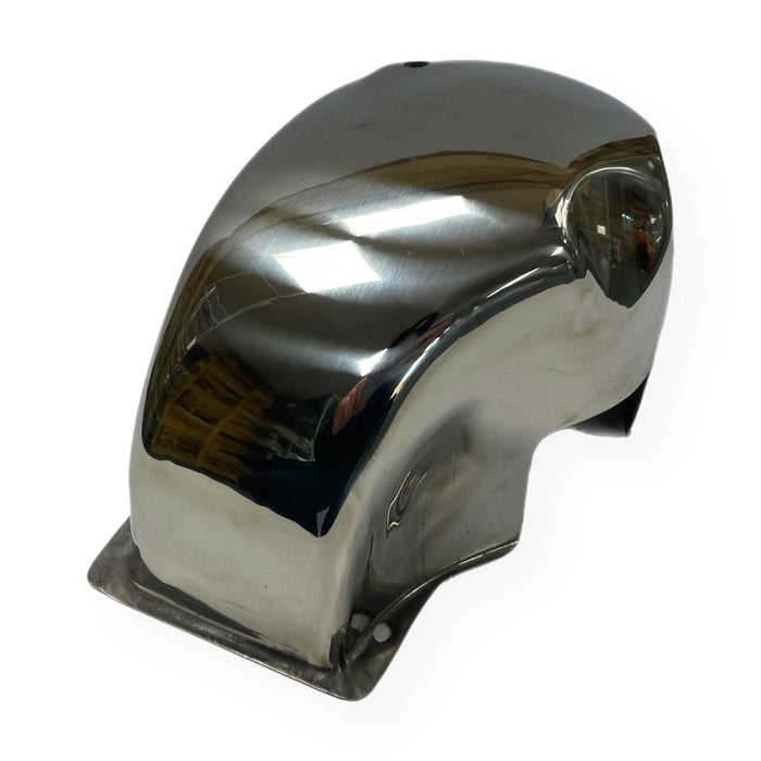 Lambretta Series 2 3 Li SX TV Cylinder Head Cowling - Polished Stainless Steel