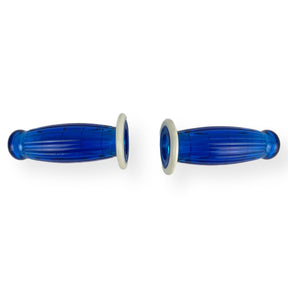 Lambretta Series 2 Li TV Balloon Grips Dot Type 27mm Blue