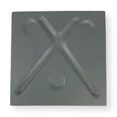 Lambretta Series 2 Li TV Number Plate Mounting Plate - Primer