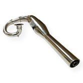 Lambretta Series 3 GP Li SX TV TS1 DJ Style Exhaust - Polished Stainless Steel