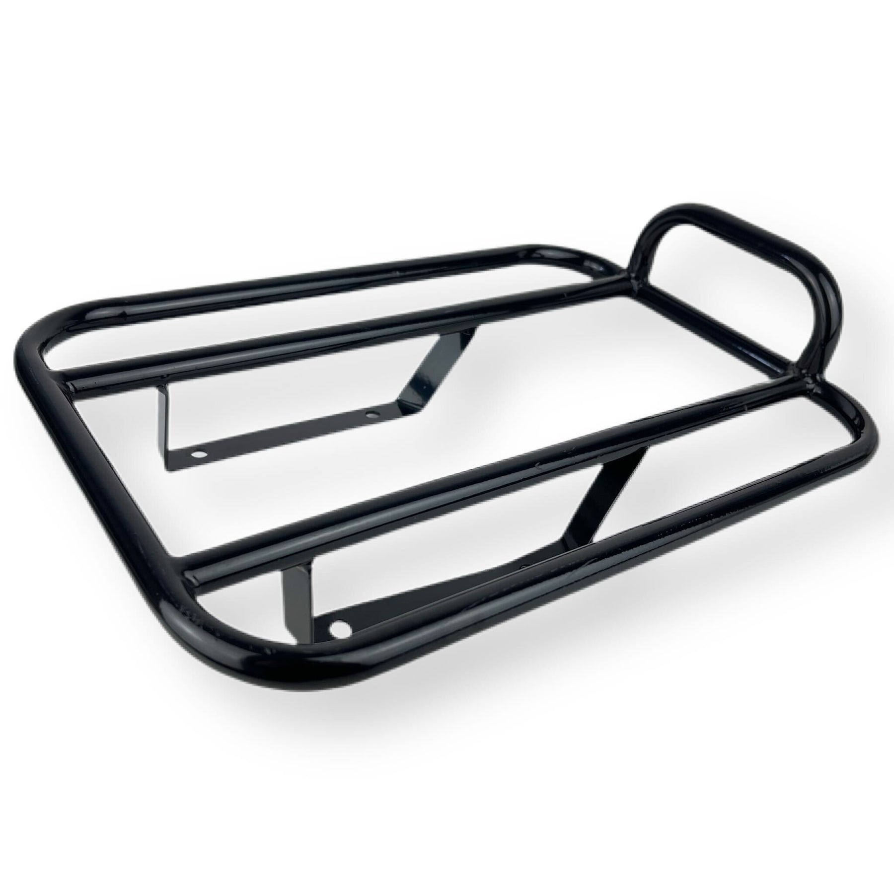 Lambretta Series 3 Li GP SX TV 60's Style Rear Sprint Rack Carrier - Black Powder Coat