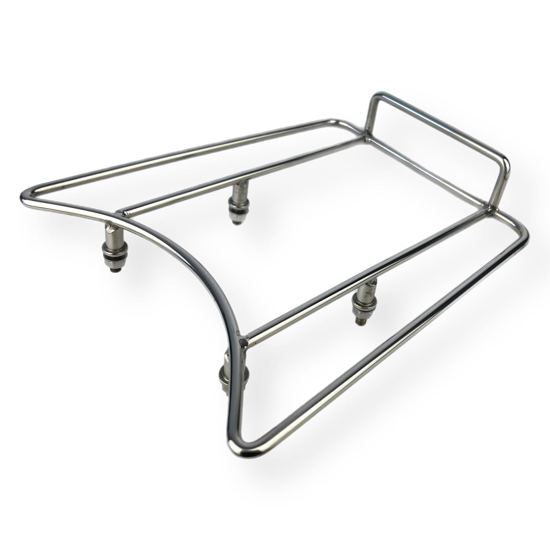 Lambretta Series 3 Li GP SX TV Ancillotti Cut Out Slim Line Rear Sprint Rack - Stainless