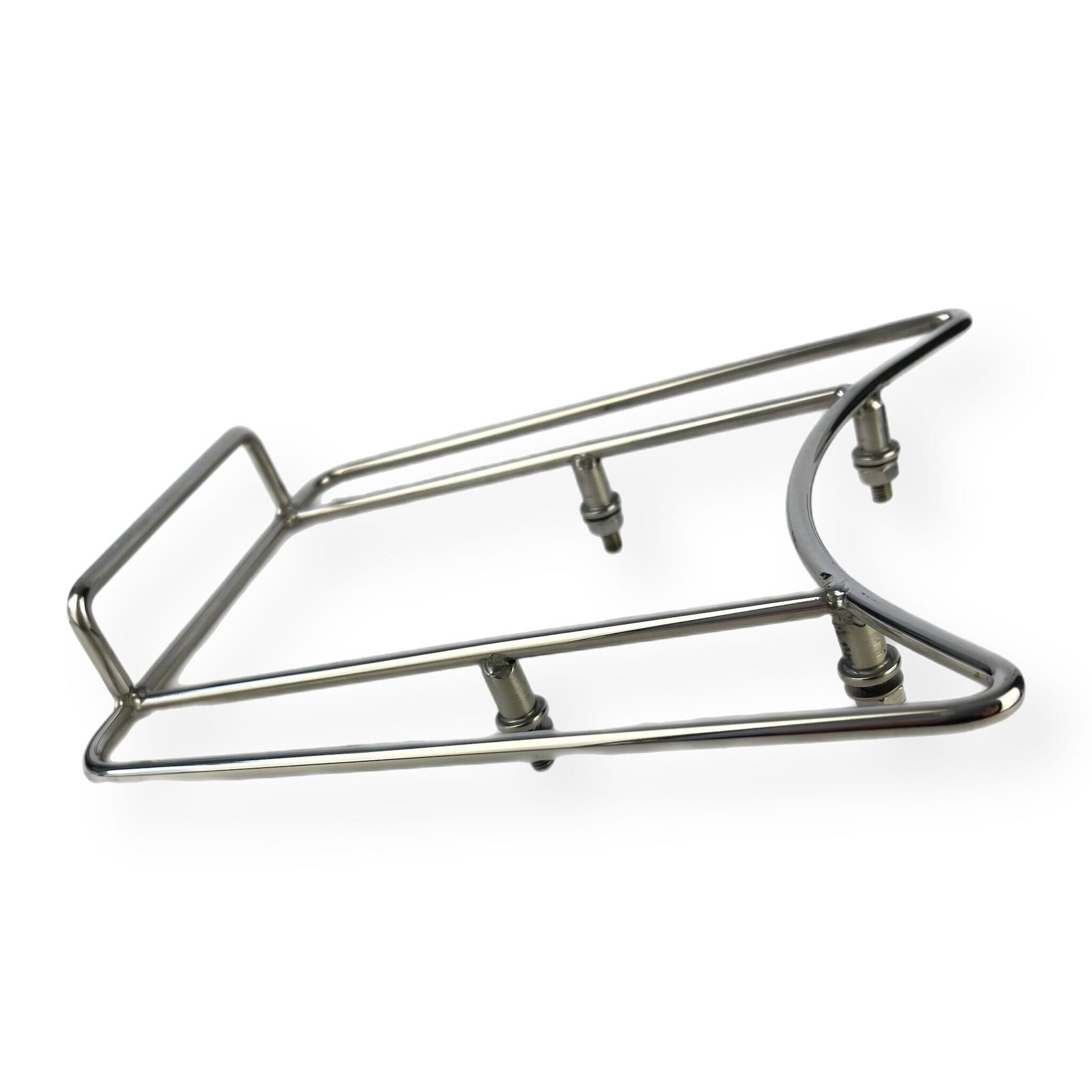 Lambretta Series 3 Li GP SX TV Ancillotti Cut Out Slim Line Rear Sprint Rack - Stainless