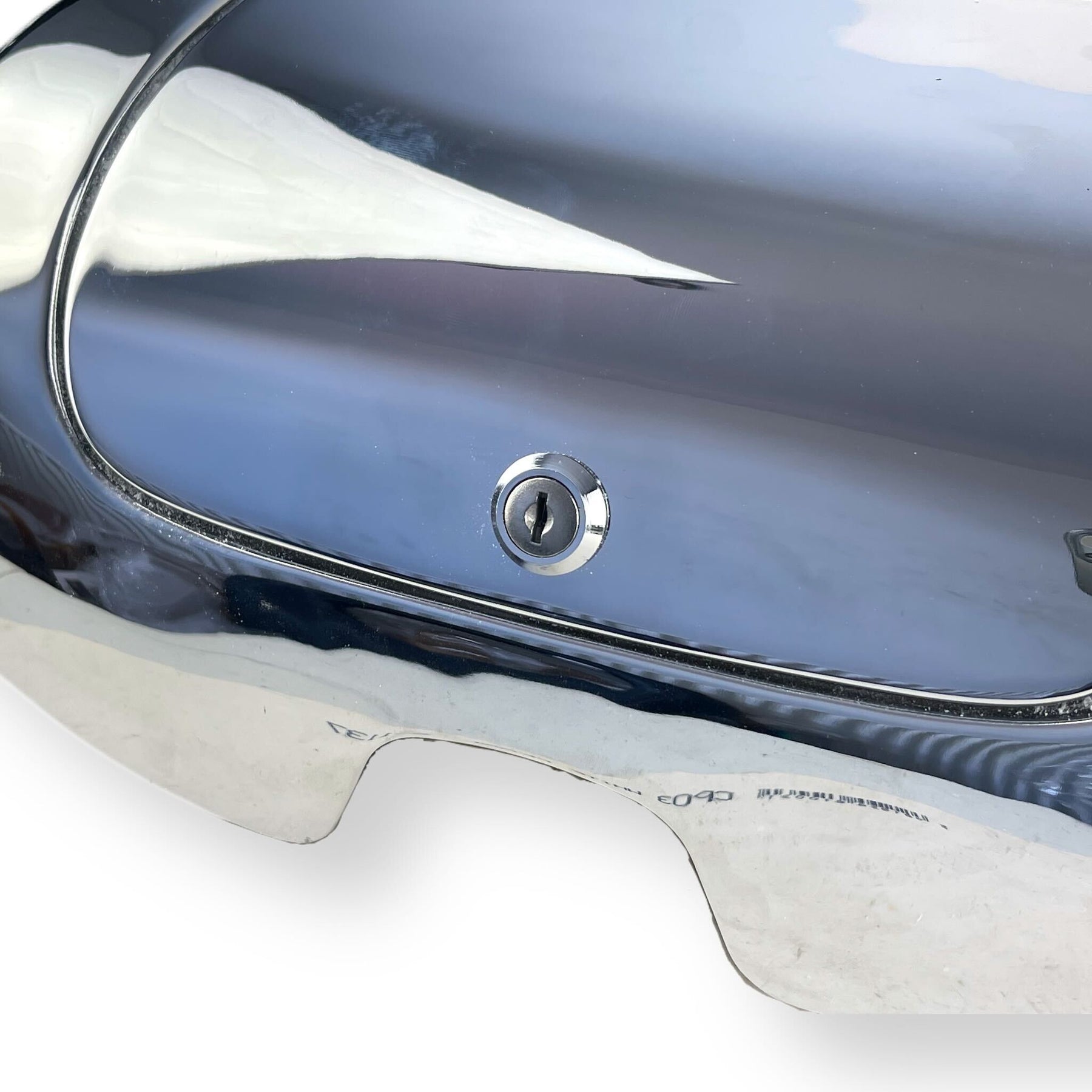 Lambretta GP DL Inside Legshield Tool Box Rally Style Flush - Chrome