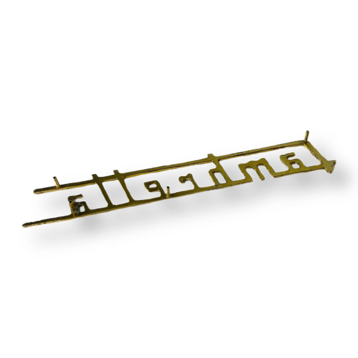 Lambretta Series 3 Li LiS TV SX Side Panel Badge Long - Gold Chrome