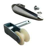 Lambretta Series 3 Li SX TV LIS J50 J100 J125 (-1965) Casa Lambretta Side Panel Handle & Roller - Left Hand Side