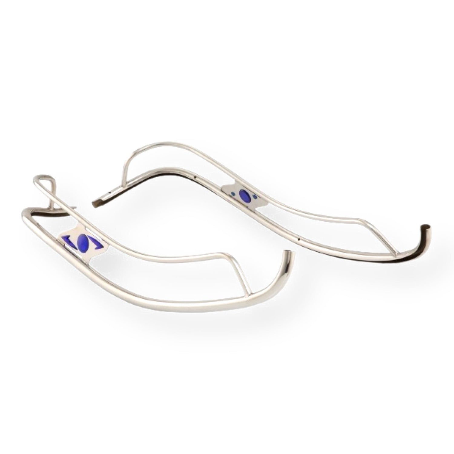 Lambretta Series 3 Li Ulma Style Side Panel Rear Crash Bars - Chrome