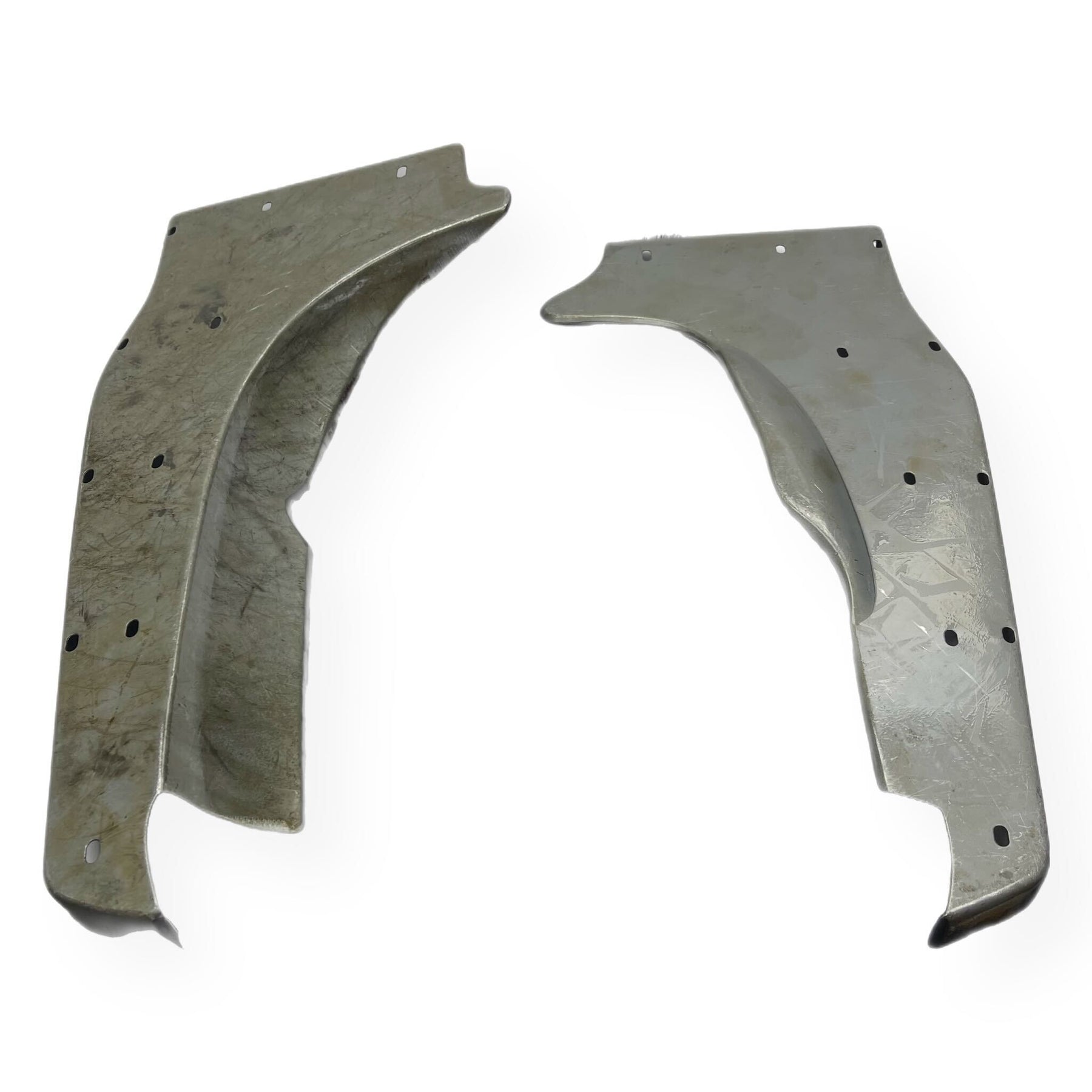 Lambretta Series 3 Rear Runner Boards - Pair - Bare Metal