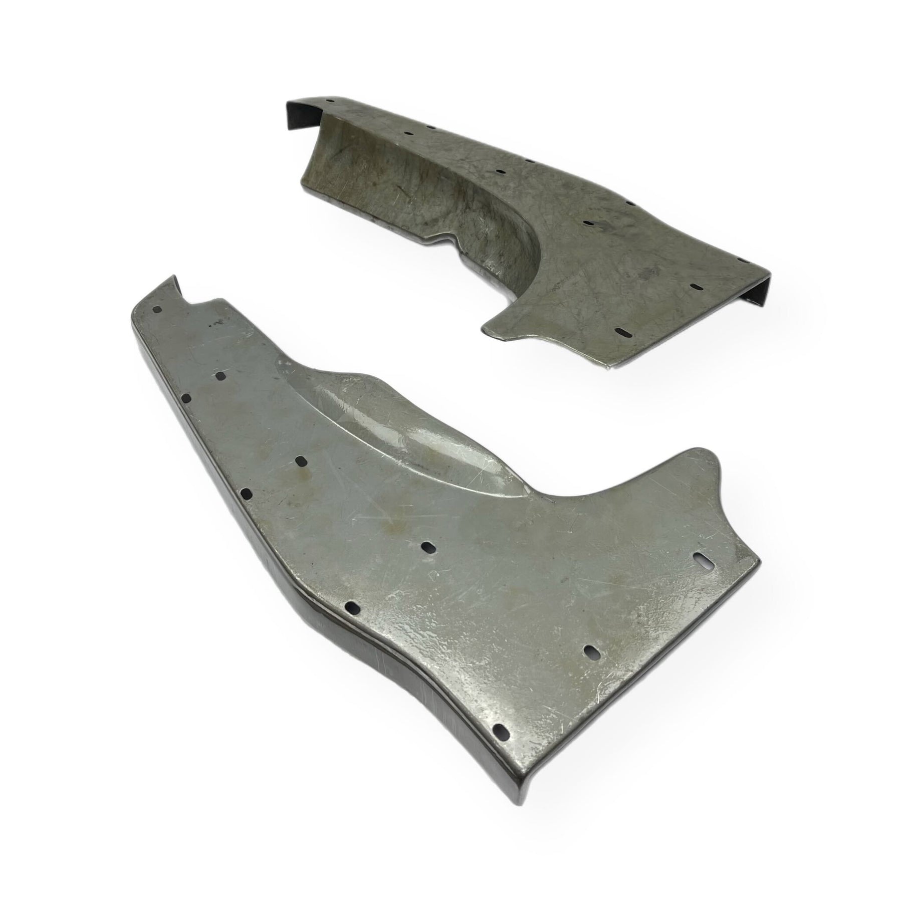 Lambretta Series 3 Rear Runner Boards - Pair - Bare Metal