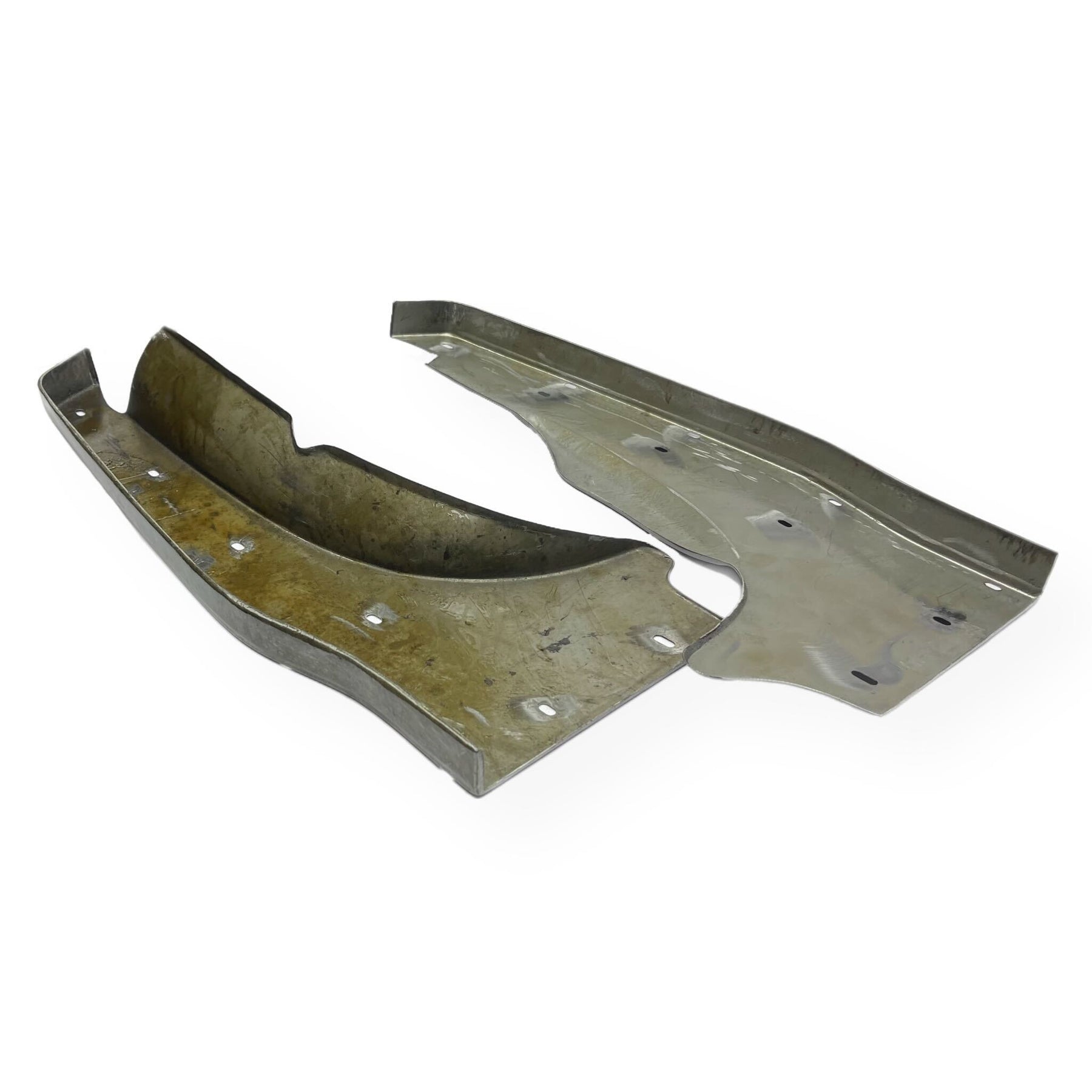 Lambretta Series 3 Rear Runner Boards - Pair - Bare Metal