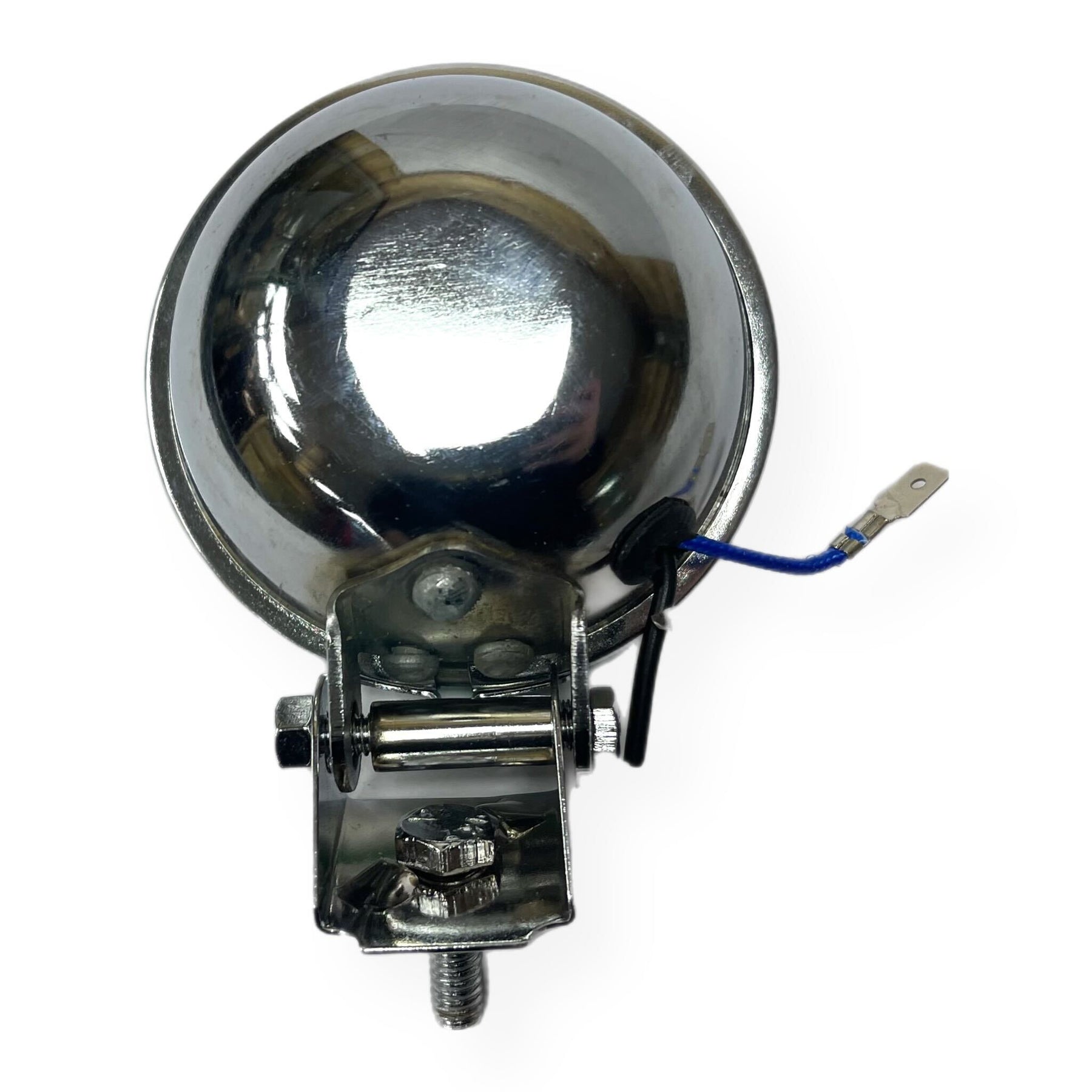 Vespa Lambretta Scooter Lamp Spot Light 9cm Hunter Style Chrome - Green Lens