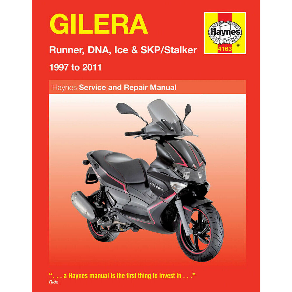 Manual - Haynes Gilera / DNA / GP / ICE / STALKER / RUNNER Manual - Beedspeed