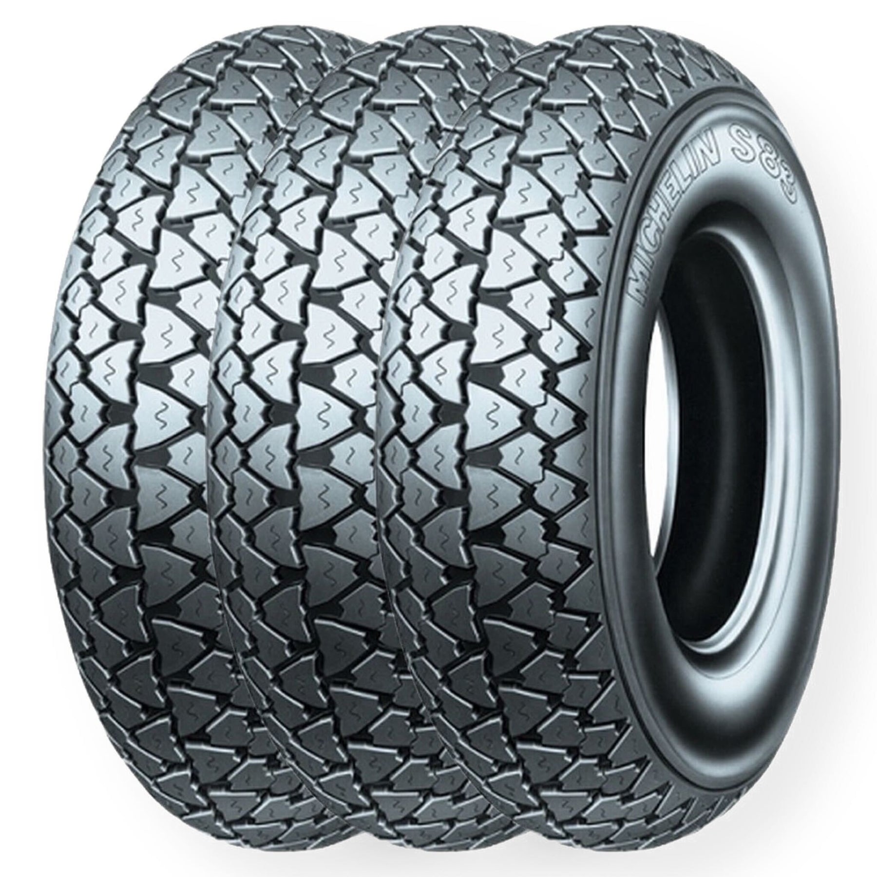 Michelin S83 300 X 10 Tyre Scooter Vespa Lambretta - 3 Tyre Bundle