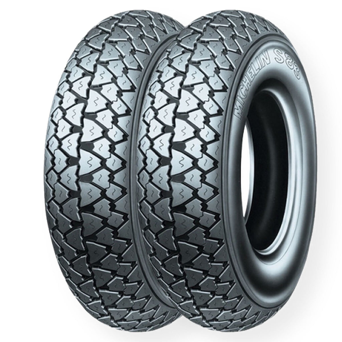 Vespa Lambretta Michelin S83 350 X 10 Tyre - 2 Tyre Bundle