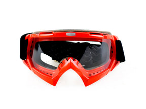 Motocross MX Offroad Anti Fog Triple Foam Goggles - Red