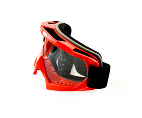 Motocross MX Offroad Anti Fog Triple Foam Goggles - Red