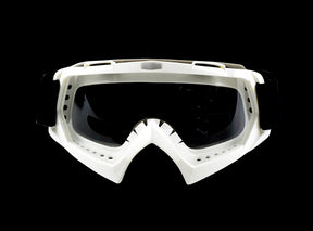 Motocross MX Offroad Anti Fog Triple Foam Goggles - White