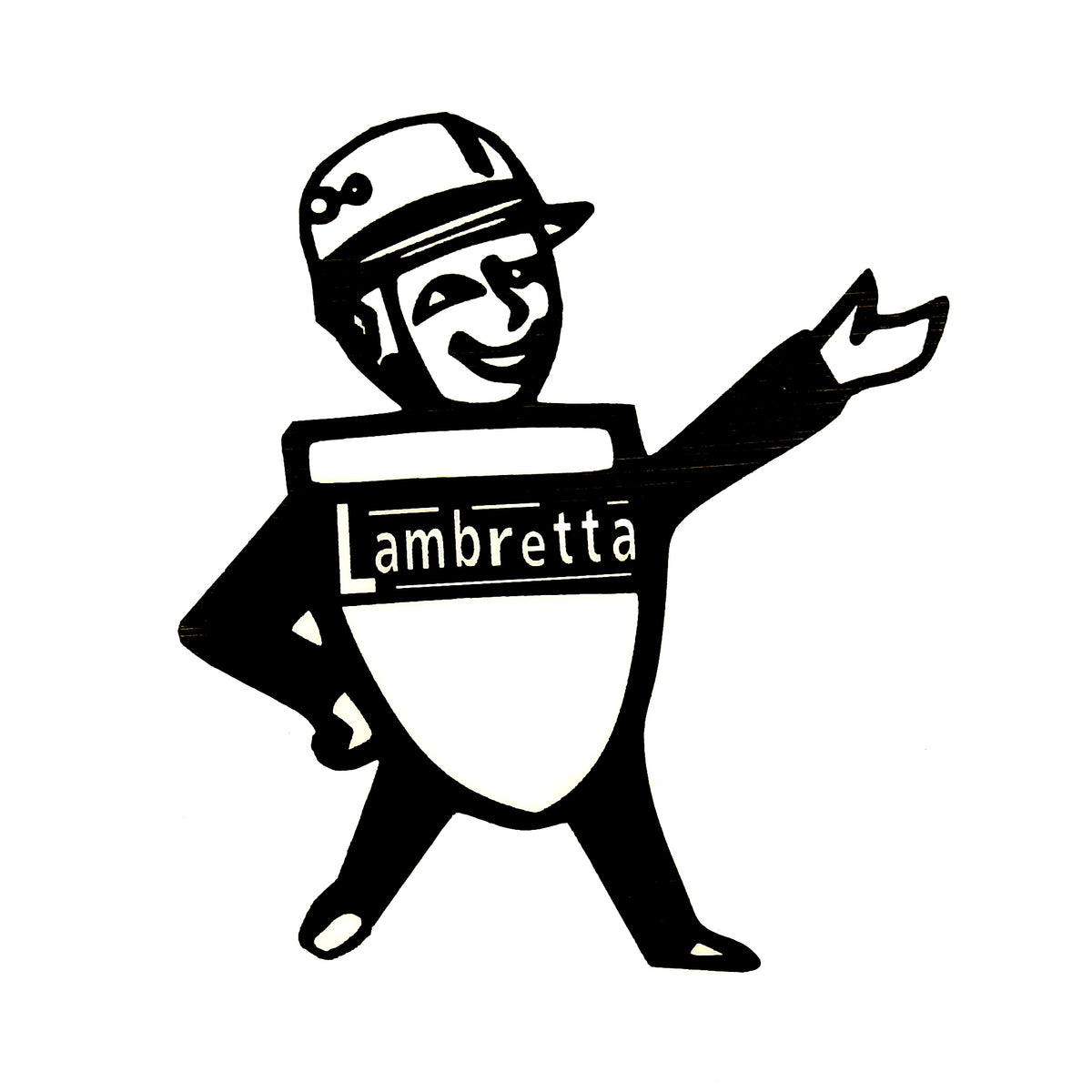 Lambretta Sticker Mr. Lambretta