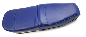 Lambretta Pegasus Style Seat with Stainless Steel Trim - Navy Blue