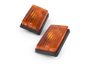 Vespa PK50 S PK80 S PK125 S Front & Rear Indicator Unit Set - Amber - Italian