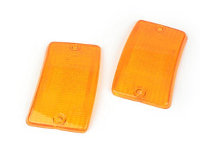 Vespa PK50 PK125 XL XL2 Rush N FL Front Indicator Lens Set - Amber