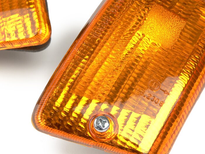 Vespa PK50 PK125 XL XL2 Rush N FL Rear Indicator Unit Set - Amber