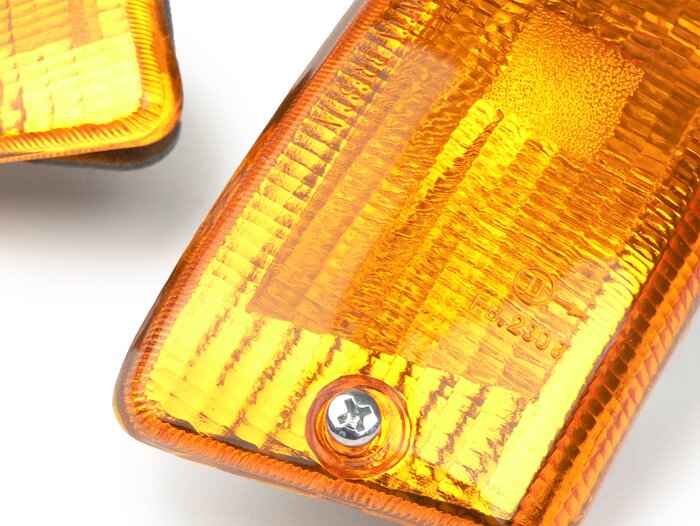 Vespa PK50 PK125 XL XL2 Rush N FL Rear Indicator Unit Set - Amber