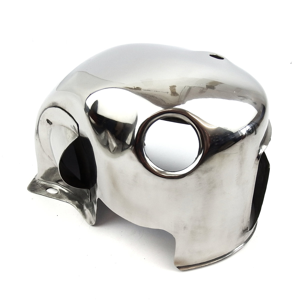 Lambretta GP DL Cylinder Head Cowling - Polished Stainless Steel