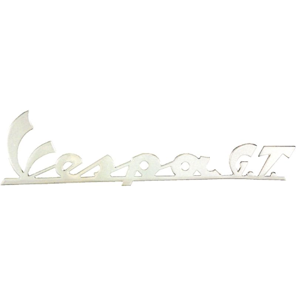 Vespa GT Legshield Badge - Old Scroll Type