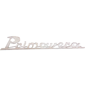 Vespa Primavera Rear Frame Badge - Old Scroll Type