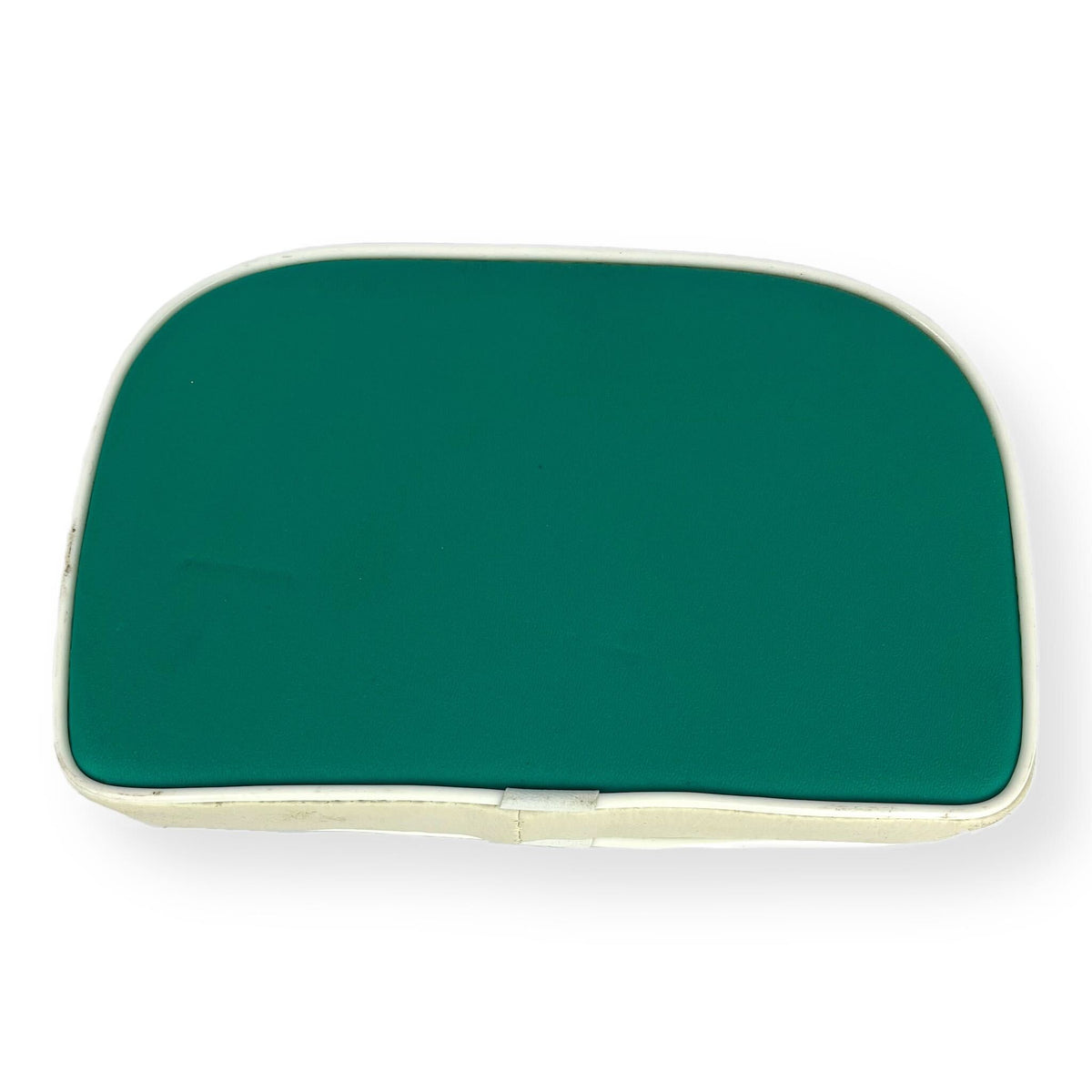 Vespa Lambretta Replacement Backrest Pad For 4 in 1 Stainless Carriers - Forest Green with White Piping