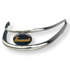 Royal Alloy Scomadi Front Bumper Bar - Curve Trim - Polished Stainless Steel