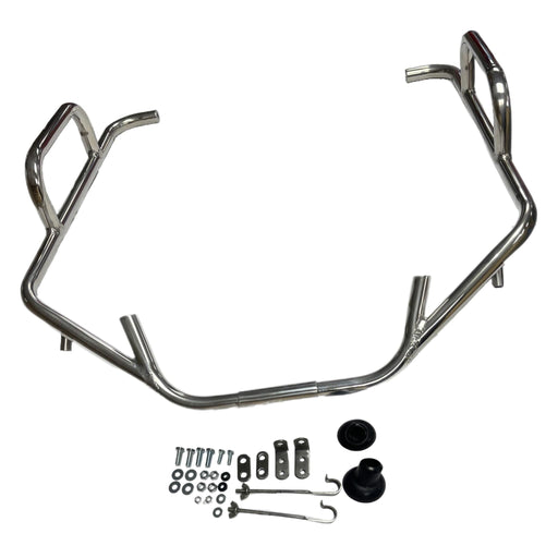 Vespa PX T5 Super Sprint Rally VBB Front Crash Bars - No Non Drill - Stainless Steel