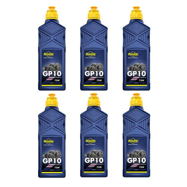 Putoline GP10 Synthetic Light Gearbox Oil SAE 75w 1 Litre 6 Pack