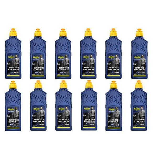 Putoline Scooter 4T+ Four Stroke Oil Fully Synth 1 Litre Box/12 Pack