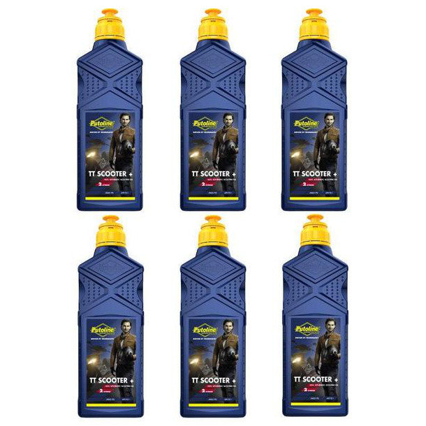 Putoline TT Scooter Plus Fully Synthetic 1 Litre 6 Pack