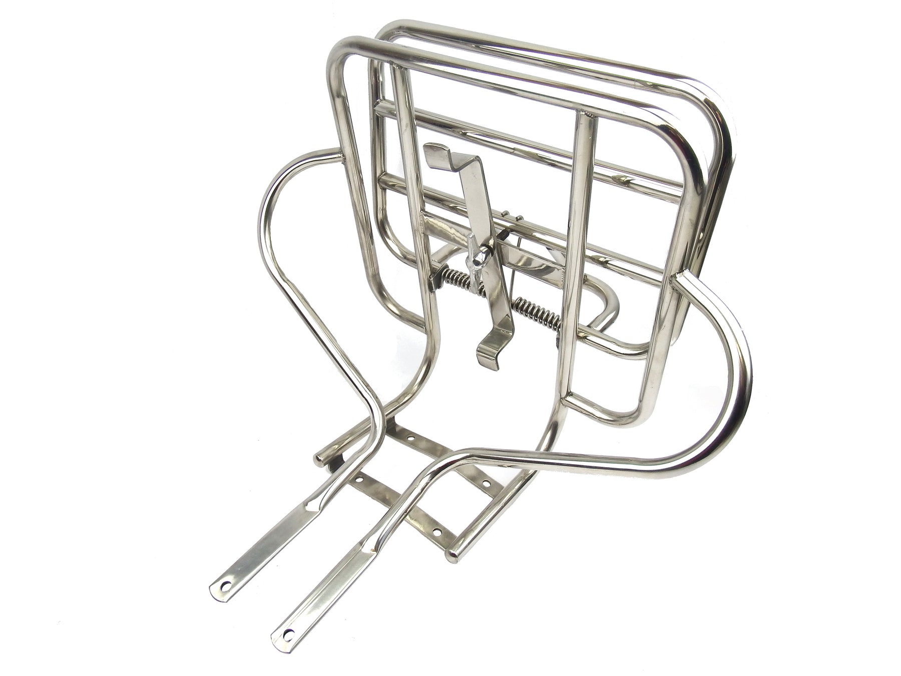 Vespa VLB/VBB 2 in 1 Jimmy Style Rear Rack Polished Stainless Steel