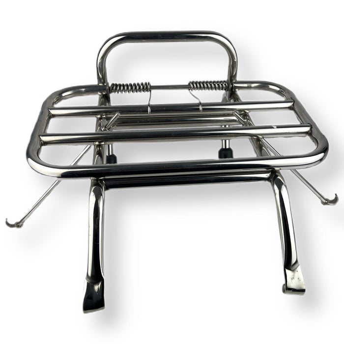 Scomadi Royal Alloy Front Carrier Flip Down Rack - Polished Stainless ...