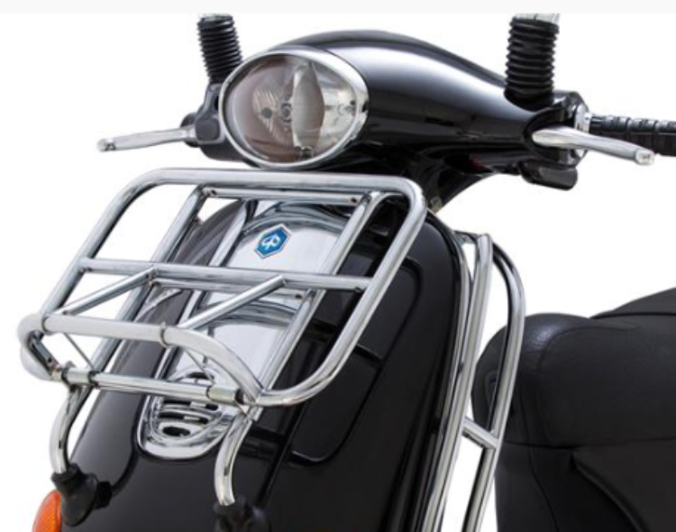 Piaggio Vespa ET2 ET4 Chrome Front Carrier