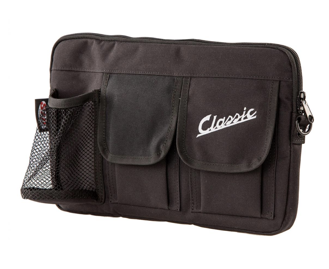 Vespa Lambretta Scooter SIP Classic Glovebox Bag - Black