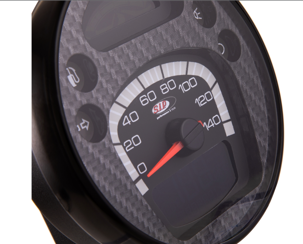 Vespa PX EFL Disc MY T5 Classic LML PK XL SIP Speedometer - Carbon Face